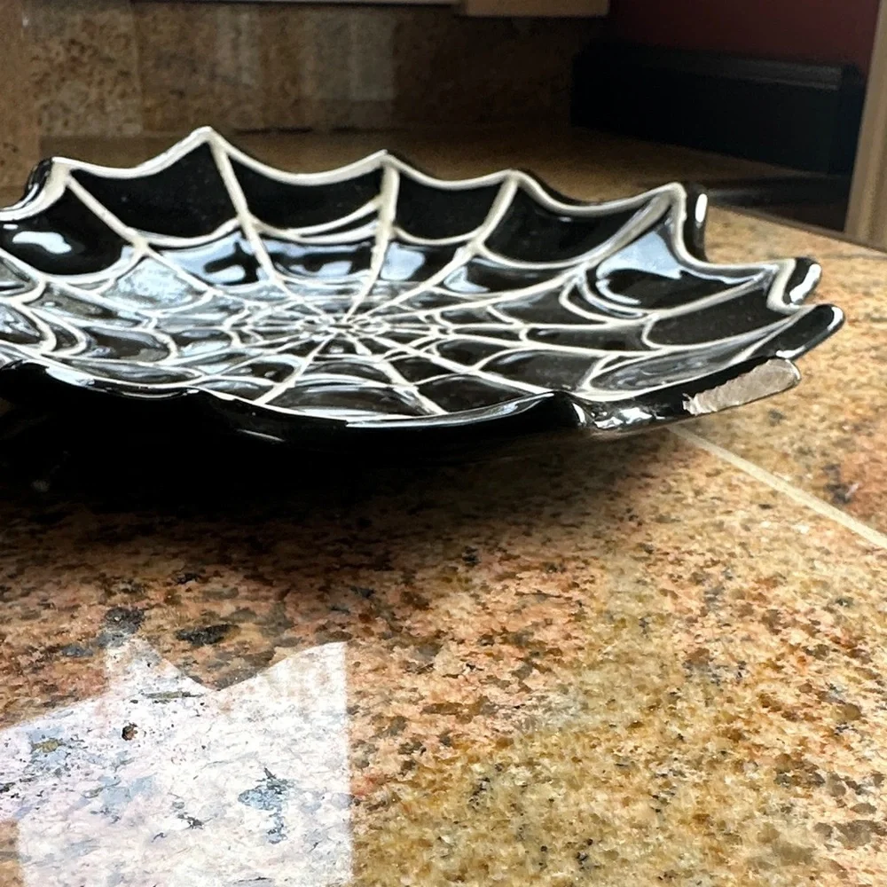 Target Black and White Spiderweb Dish